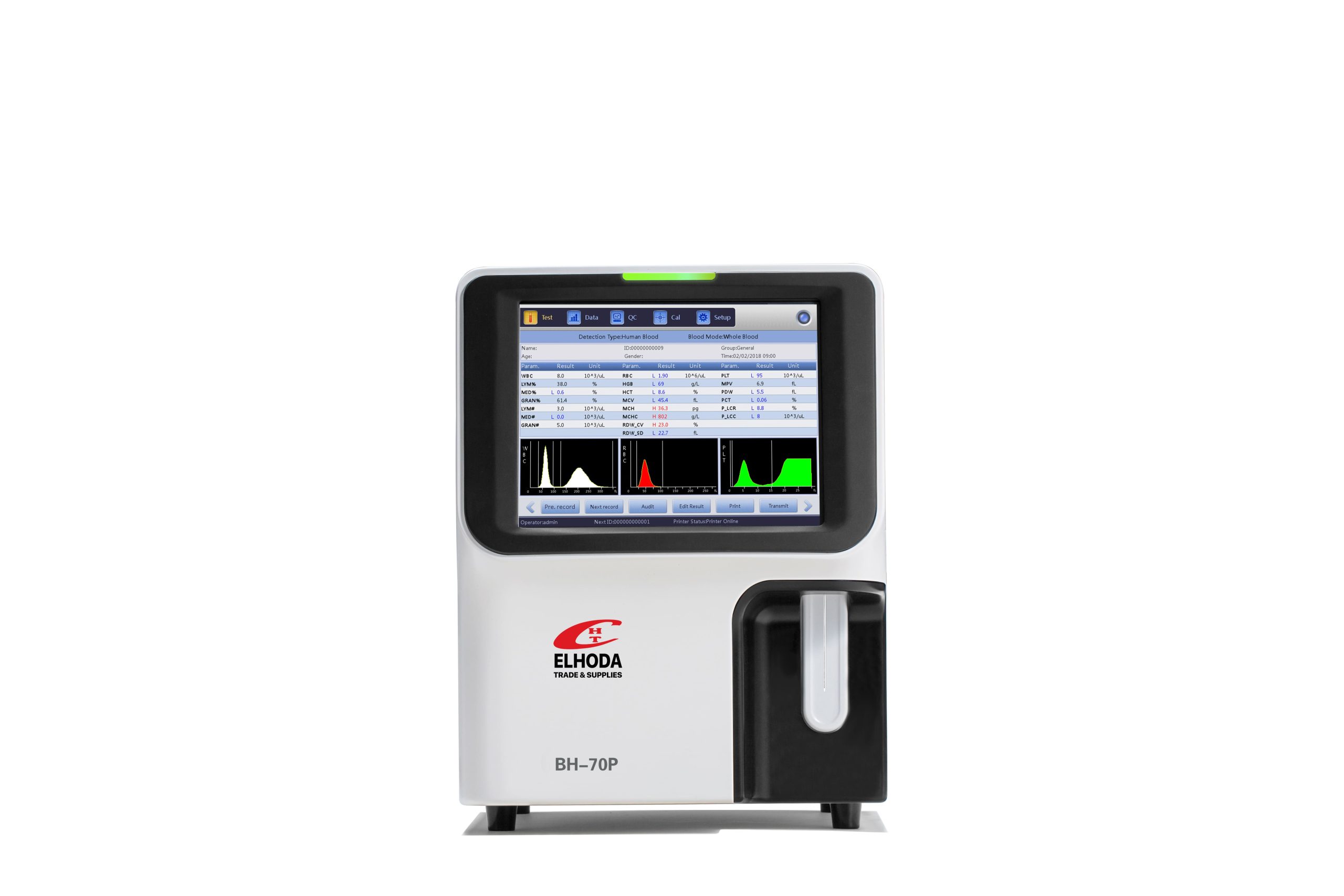 BH 70P Automated Hematology Analyzer scaled